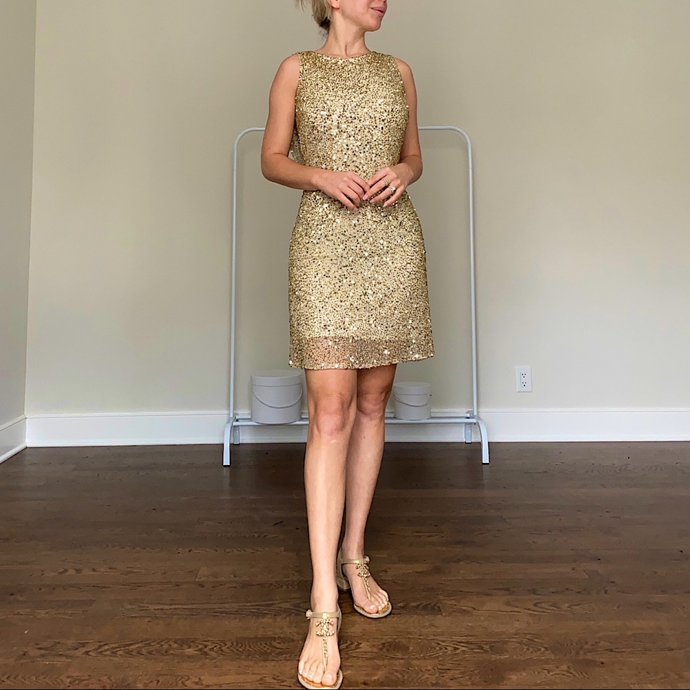 Stunning gold dress